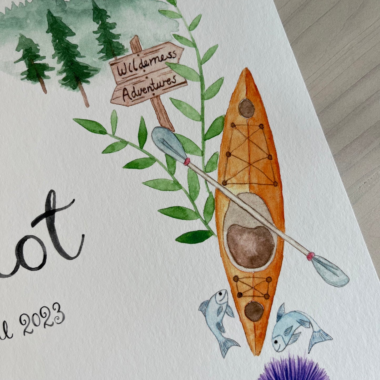 Adventure name & birth print | Zodiac sign Aries