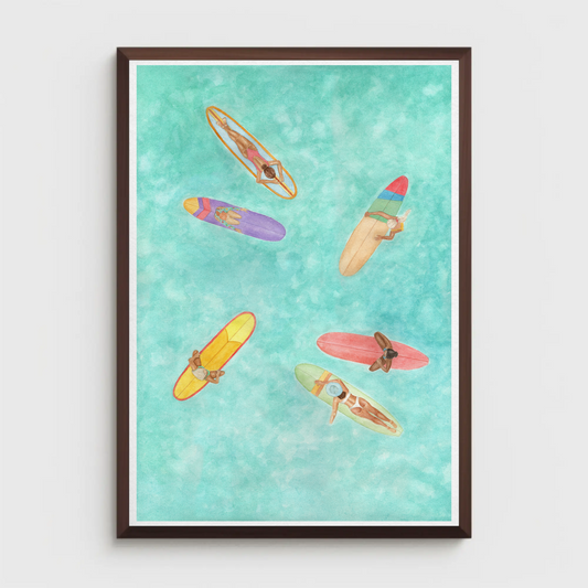 Friendships and Waves - Print