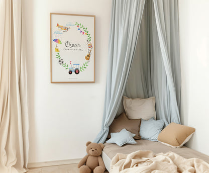 Children's reading nook with curtains, pillows, and a teddy bear in a cozy room.