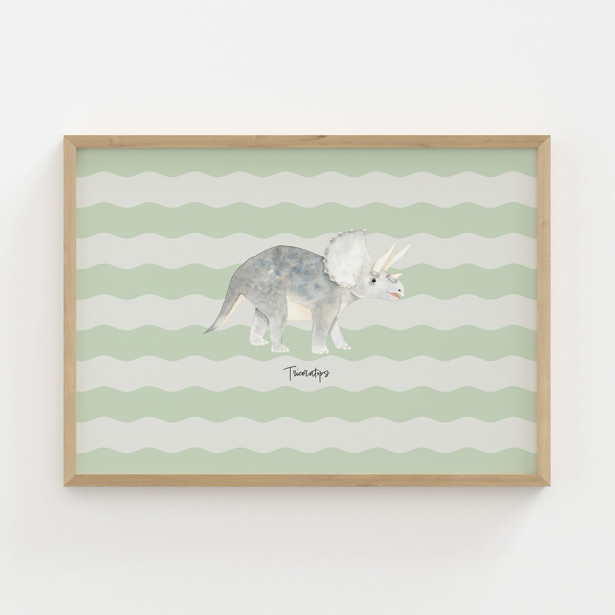 Triceratops - Wavy Stripes
